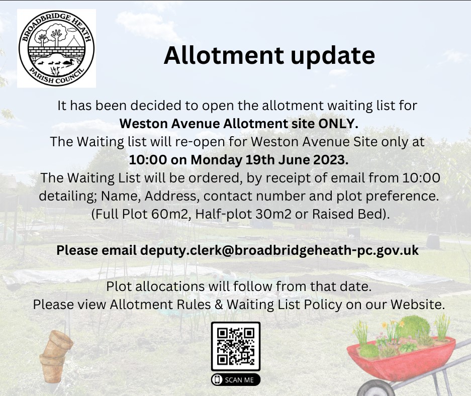 Allotment Update