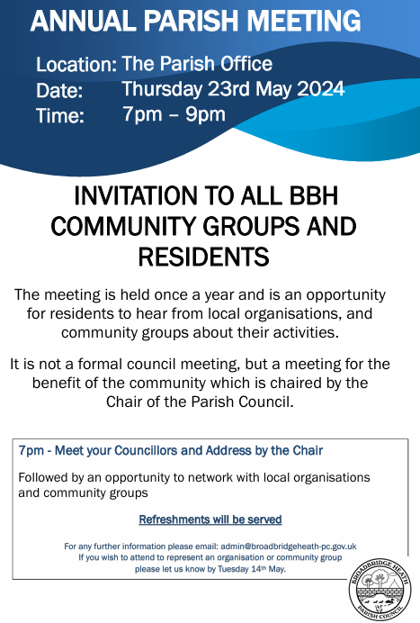 Annual Parish Meeting