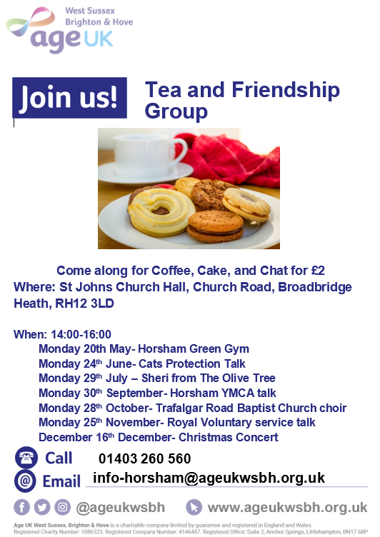 Age UK Tea & Friendship Group